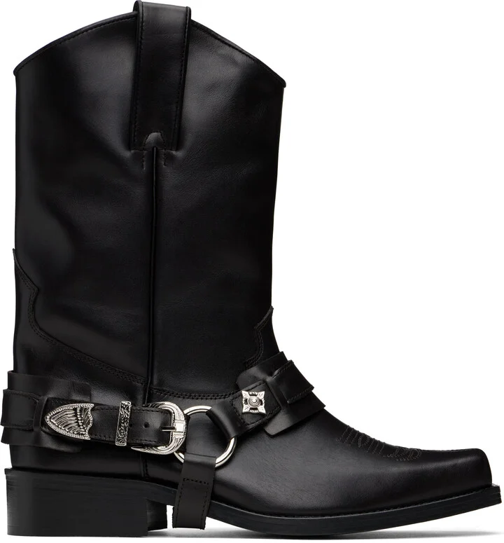Toga Virilis SSENSE Exclusive Brown Harness Boots
