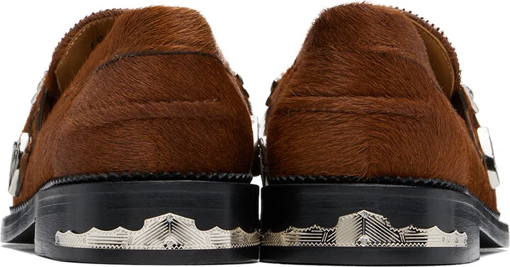 Toga Virilis SSENSE Exclusive Brown Loafers - Image 2