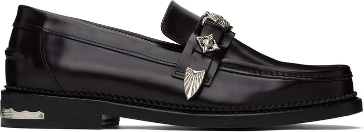 Toga Virilis SSENSE Exclusive Burgundy Loafers