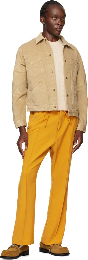 Toga Virilis SSENSE Exclusive Tan Suede Loafers - Image 5