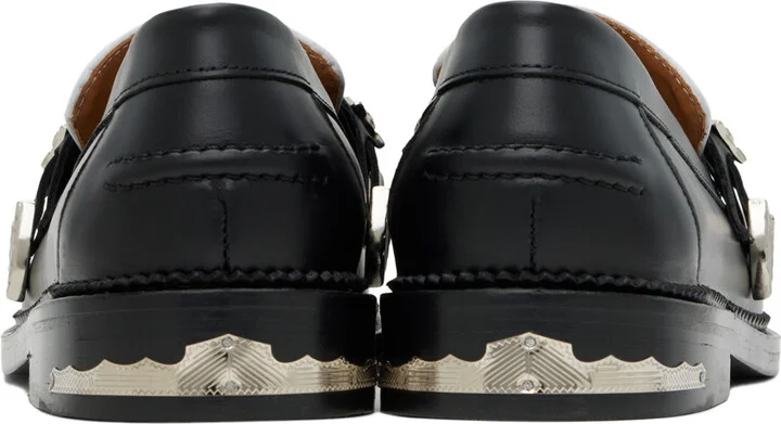 Toga Virilis SSENSE Exclusive White & Black Loafers - Image 2