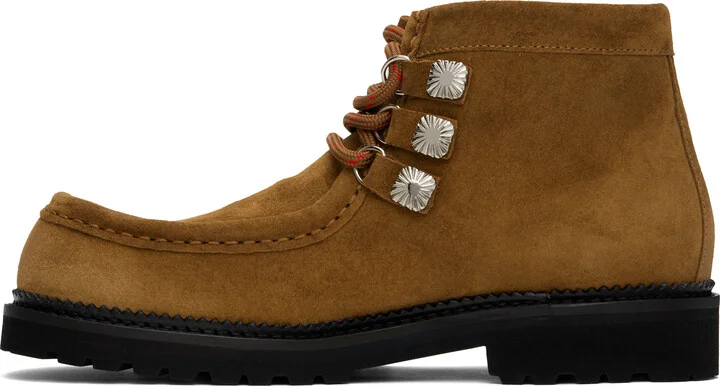 Toga Virilis Tan Suede Boots - Image 3