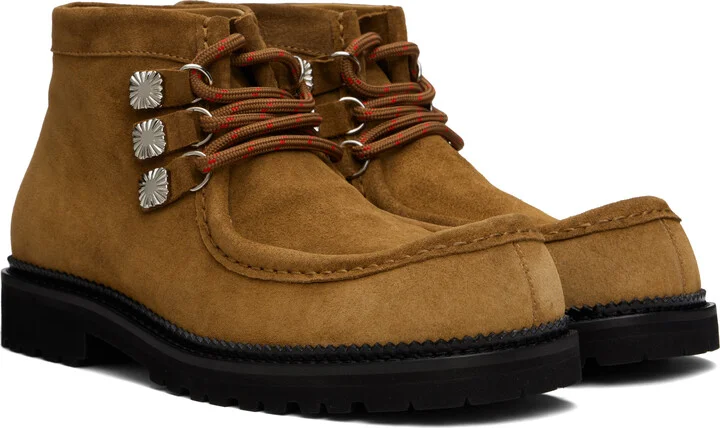 Toga Virilis Tan Suede Boots - Image 4