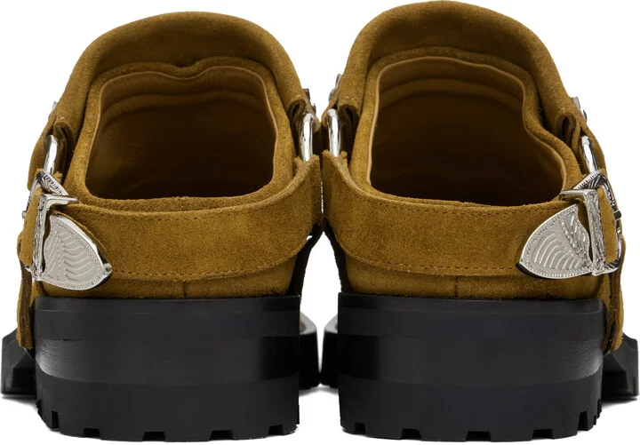 Toga Virilis Tan Suede Slip-on Loafers - Image 2