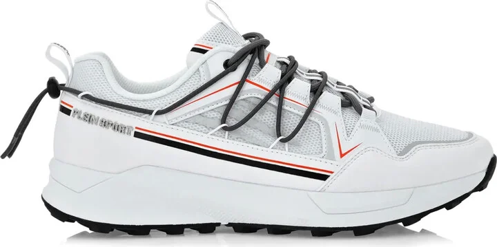 Toggle-Fastening Panelled Sneakers