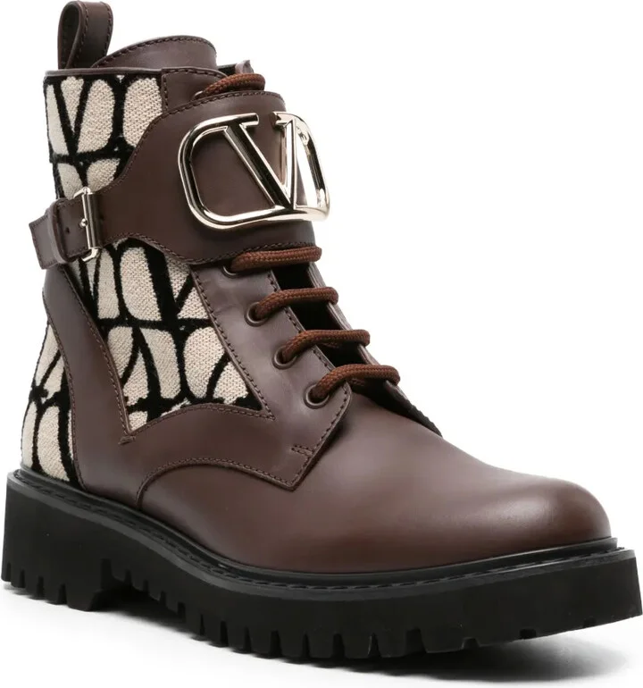 Toile Iconograph combat boots - Image 2