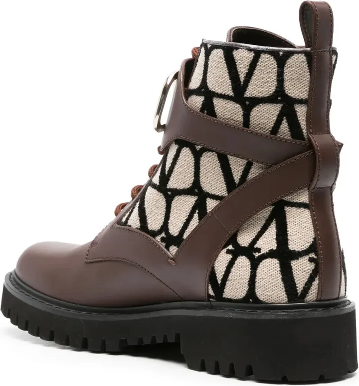 Toile Iconograph combat boots - Image 3