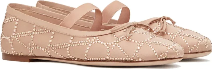 Toile Iconographe embellished ballerina shoes - Image 2