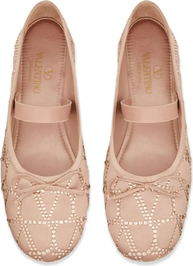 Toile Iconographe embellished ballerina shoes - Image 4