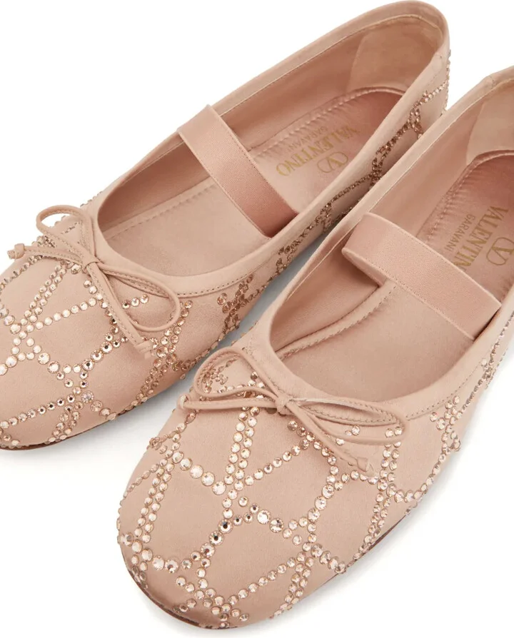 Toile Iconographe embellished ballerina shoes - Image 5