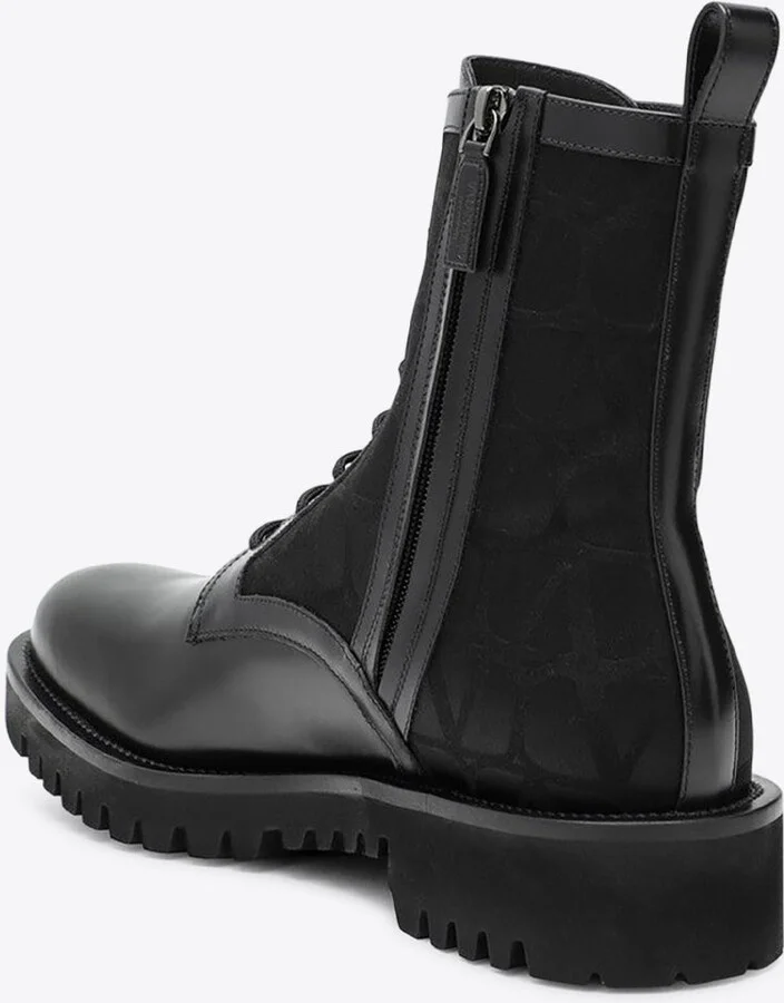 Toile Iconographe Lace-Up Combat Boots - Image 3