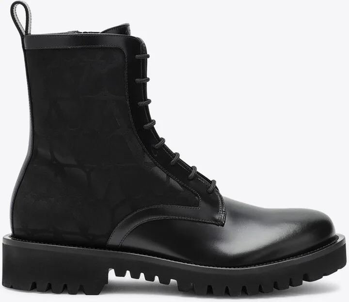 Toile Iconographe Lace-Up Combat Boots
