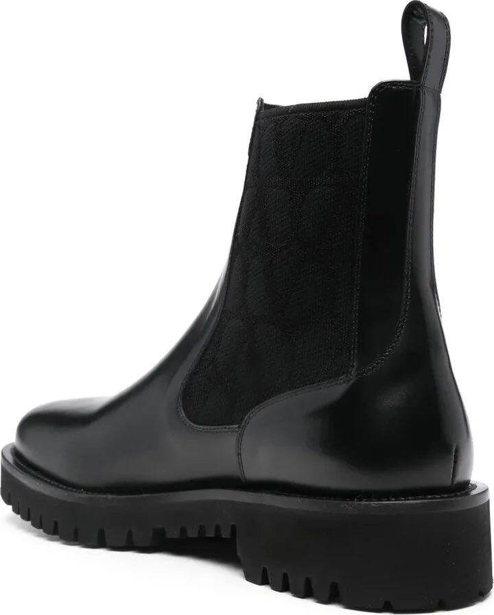 Toile Iconographe leather boots - Image 3