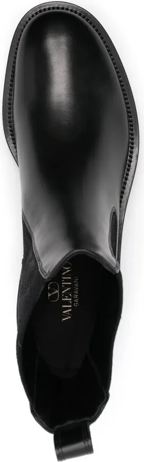 Toile Iconographe leather boots - Image 4