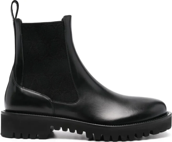 Toile Iconographe leather boots