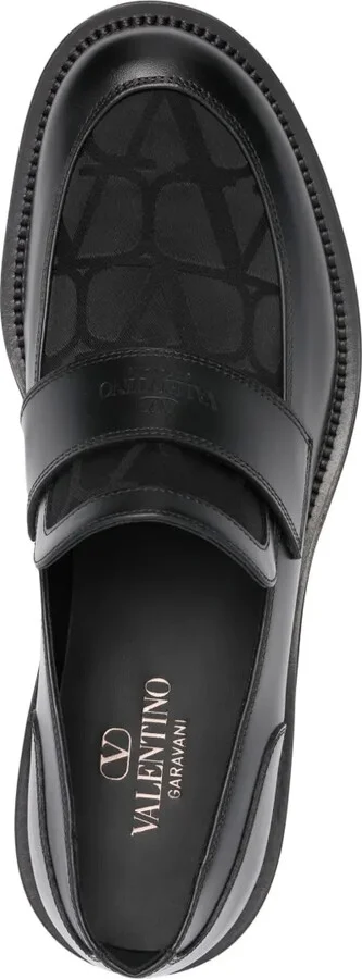 Toile Iconographe leather loafers - Image 4