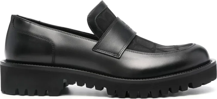 Toile Iconographe leather loafers