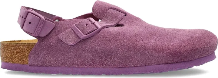 Tokio buckle-strap suede sandals
