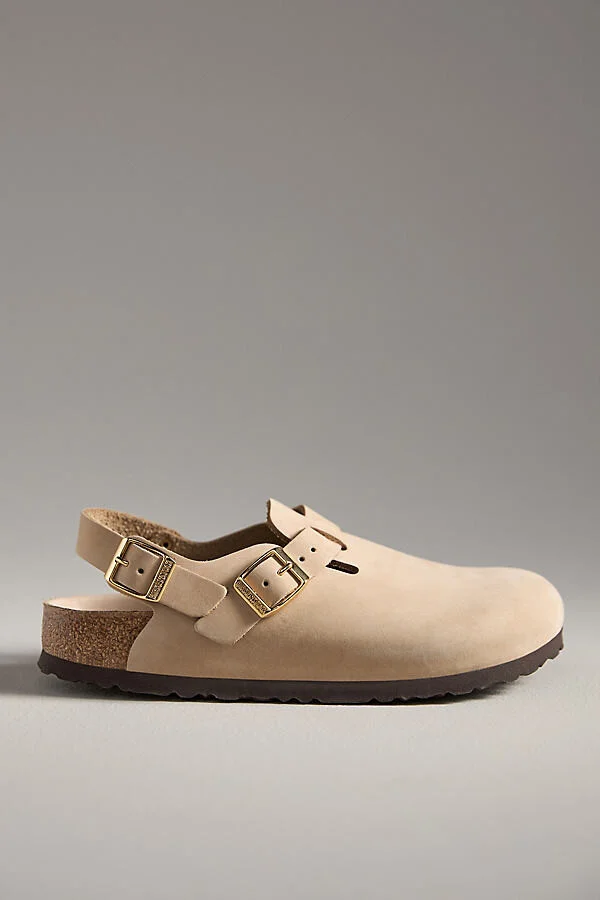 Tokio Nubuck Leather Clogs