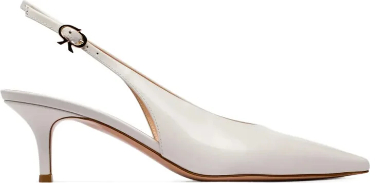 Tokio pointed-toe slingback pumps