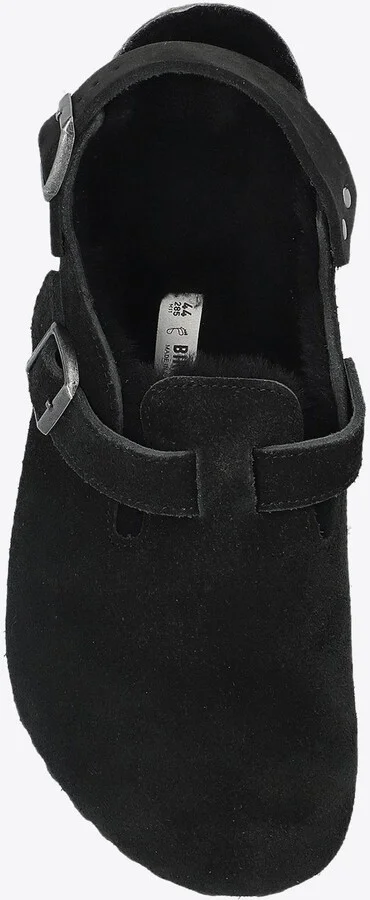 Tokio Shearling Buckled Suede Clogs - Image 3