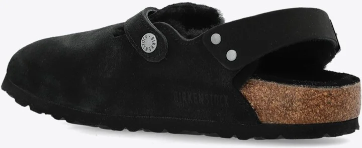Tokio Shearling Buckled Suede Clogs - Image 2