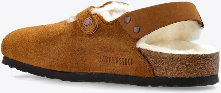 Tokio Shearling Buckled Suede Clogs - Image 2