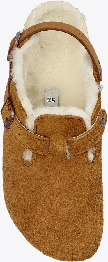 Tokio Shearling Buckled Suede Clogs - Image 3