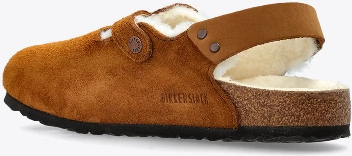 Tokio Shearling Buckled Suede Clogs - Image 2