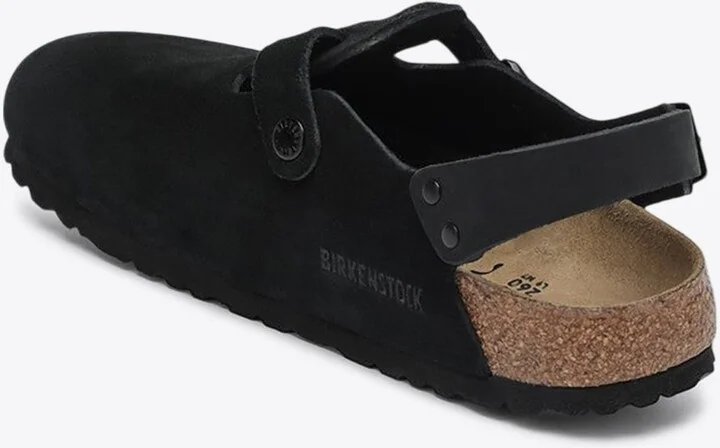 Tokio Suede Leather Clogs - Image 2