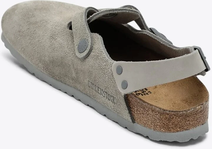 Tokio Suede Leather Clogs - Image 2