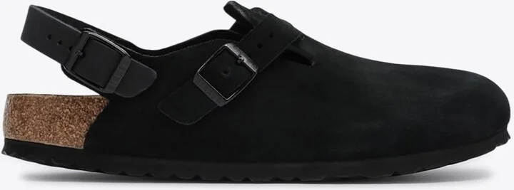 Tokio Suede Leather Clogs