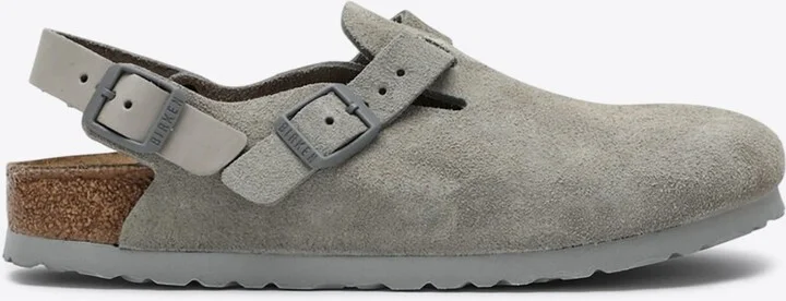 Tokio Suede Leather Clogs