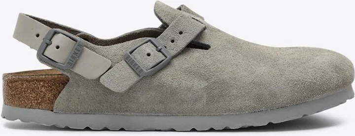 Tokio Suede Leather Clogs