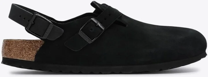 Tokio Suede Leather Slides