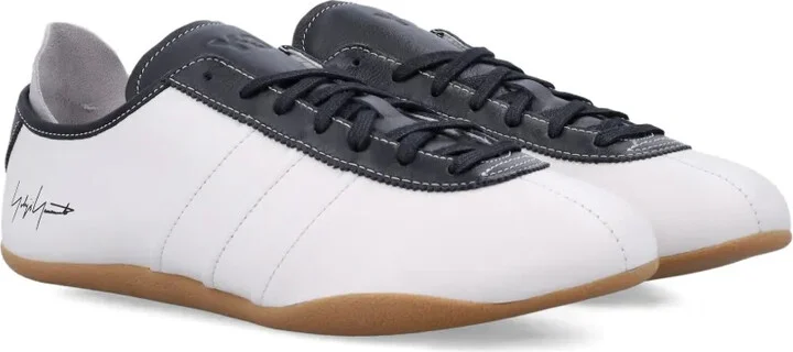 Tokyo leather-panelled lace-up sneakers - Image 2