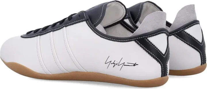 Tokyo leather-panelled lace-up sneakers - Image 3
