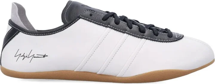 Tokyo leather-panelled lace-up sneakers - Image 4