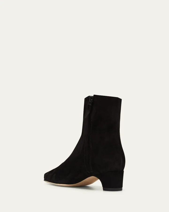 Tolarc Suede Zip Ankle Booties - Image 5
