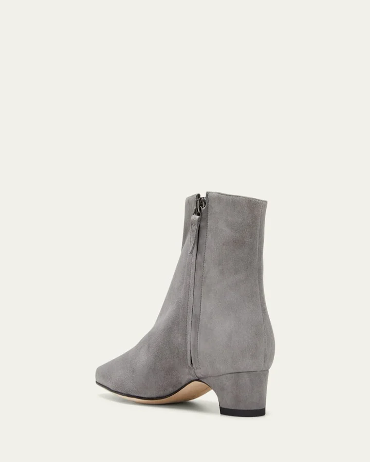 Tolarc Suede Zip Ankle Booties - Image 5