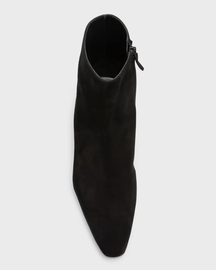 Tolarc Suede Zip Ankle Booties - Image 2