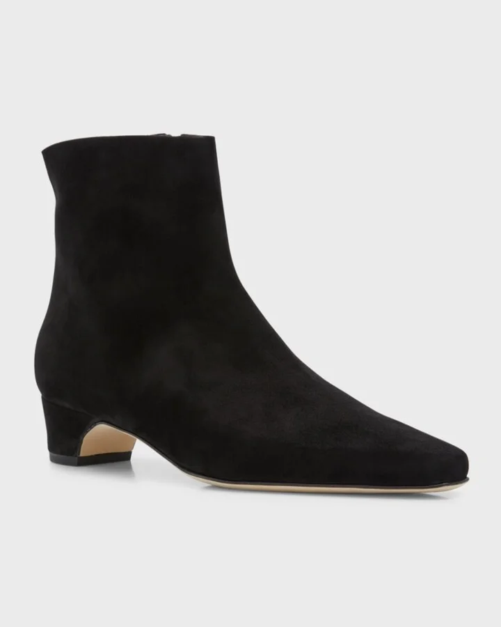 Tolarc Suede Zip Ankle Booties - Image 9
