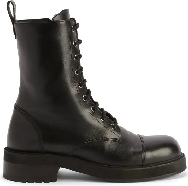 Toluse leather ankle boots