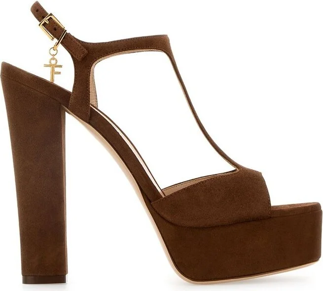 Tom Ford Ankle Strap Platform Sandals
