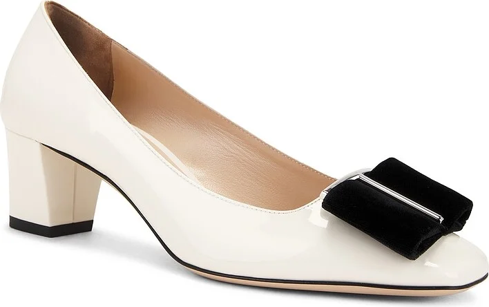 TOM FORD Audrey 55 Pump in Black & White - Image 2