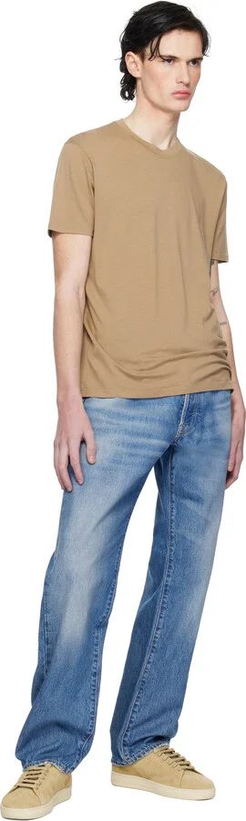 TOM FORD Beige Suede Warwick Sneakers - Image 5