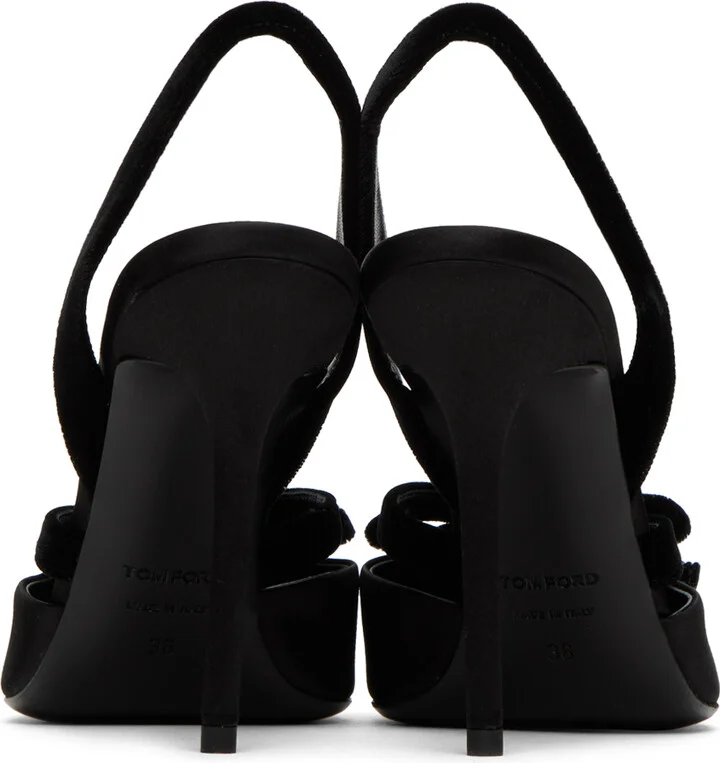 TOM FORD Black Bow Heels - Image 2