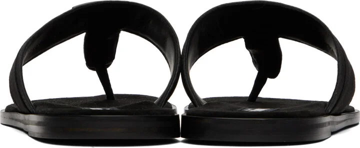 TOM FORD Black Brighton Flip Flops - Image 2
