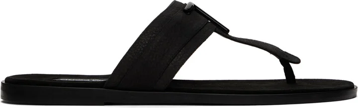 TOM FORD Black Brighton Flip Flops