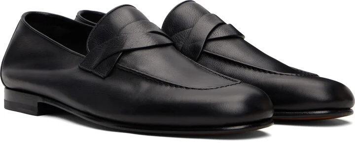TOM FORD Black Gigi Twisted Band Loafers - Image 4
